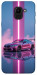 Чехол Pink neon car для Galaxy J6 (2018)