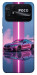 Чехол Pink neon car для Xiaomi Poco C40