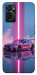 Чохол Pink neon car для Oppo A76 4G