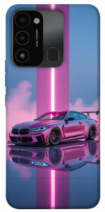Чохол Pink neon car для TECNO Spark 8C
