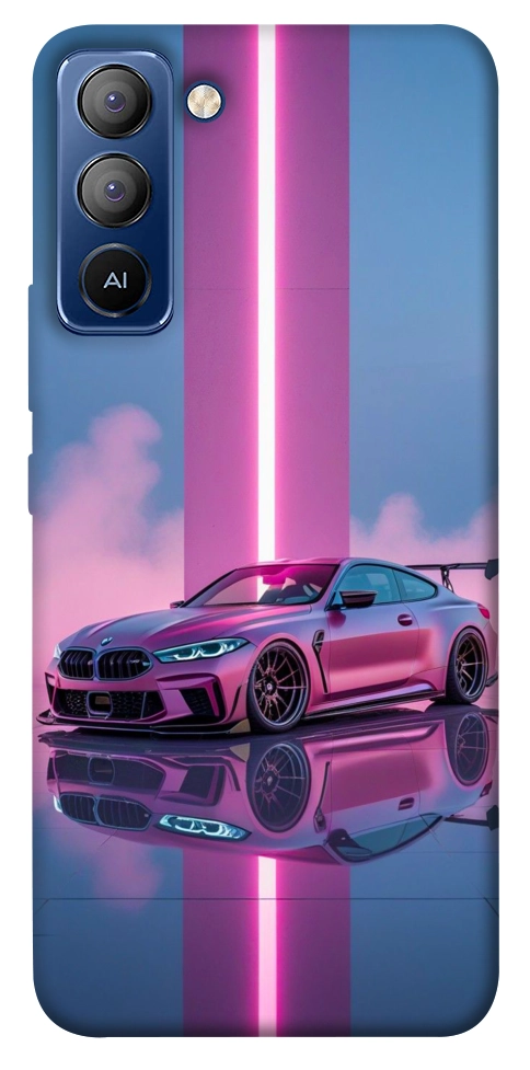 Чохол Pink neon car для TECNO Pop 5 LTE