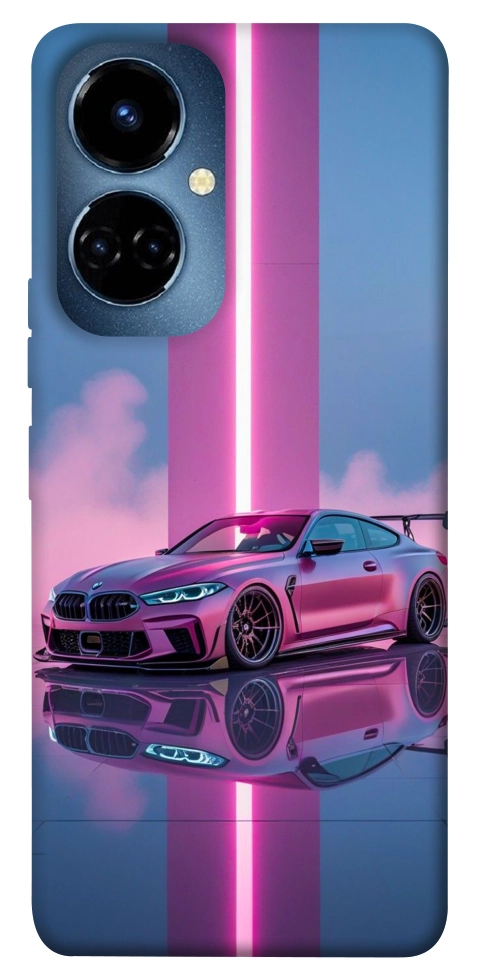 Чехол Pink neon car для TECNO Camon 19 Pro (CI8n)