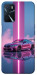 Чохол Pink neon car для Oppo A54s