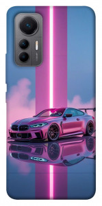 Чехол Pink neon car для Xiaomi 12 Lite