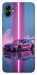 Чохол Pink neon car для Galaxy A04