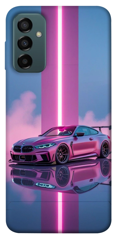 Чехол Pink neon car для Galaxy M23 5G