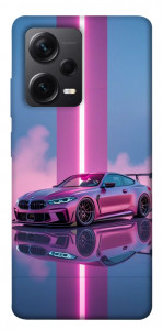 Чехол Pink neon car для Xiaomi Redmi Note 12 Pro+