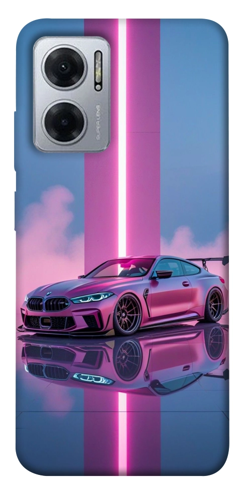 Чохол Pink neon car для Xiaomi Redmi Note 11E