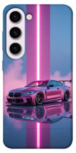Чехол Pink neon car для Galaxy S23+