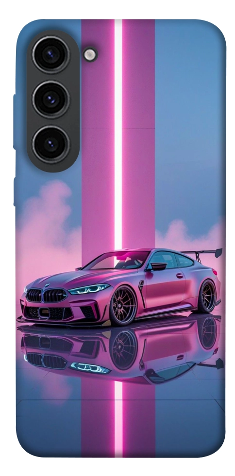 Чохол Pink neon car для Galaxy S23