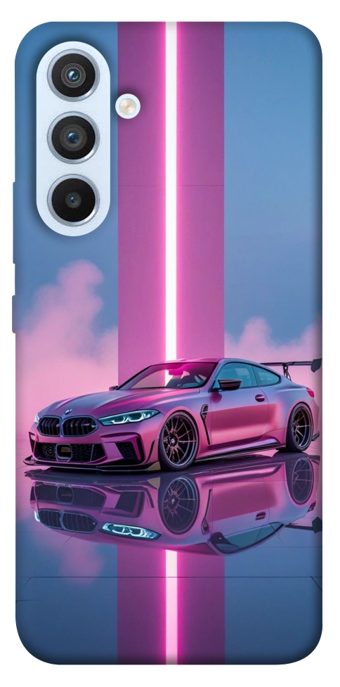 Чехол Pink neon car для Galaxy A54 5G