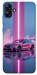 Чехол Pink neon car для Galaxy A04e