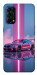 Чехол Pink neon car для Oppo Reno 5 4G