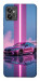 Чохол Pink neon car для Motorola Moto G32