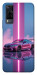 Чехол Pink neon car для Vivo Y31