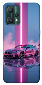 Чохол Pink neon car для Realme 9 Pro