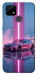 Чохол Pink neon car для Realme C21