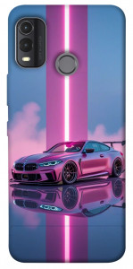 Чохол Pink neon car для Nokia G11 Plus