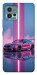 Чохол Pink neon car для Motorola Moto G72