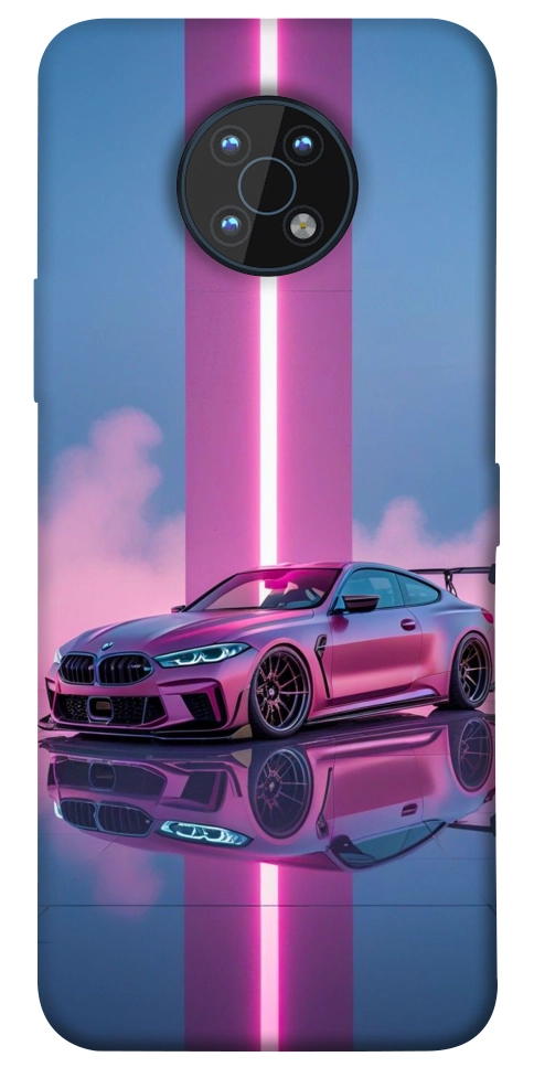 Чехол Pink neon car для Nokia G50