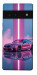 Чехол Pink neon car для Google Pixel 6 Pro