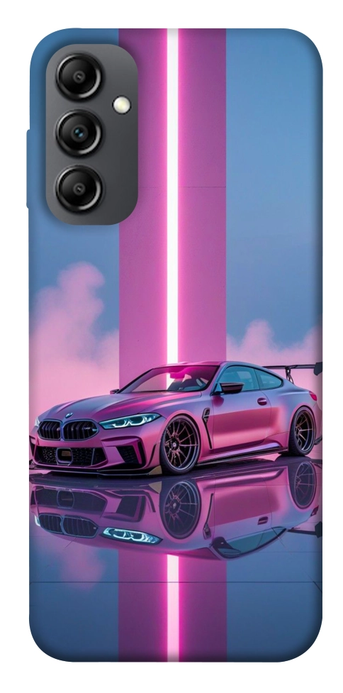 Чехол Pink neon car для Galaxy A14