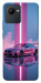 Чехол Pink neon car для Realme C30s