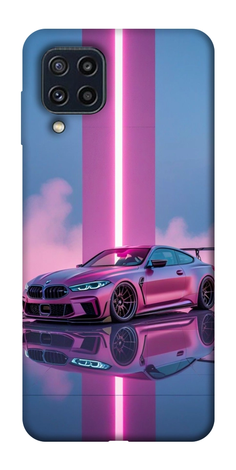 Чехол Pink neon car для Galaxy M32