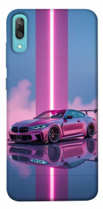 Чехол Pink neon car для Huawei Y6 Pro (2019)