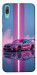 Чехол Pink neon car для Huawei Y6 Pro (2019)
