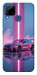 Чехол Pink neon car для Realme C15