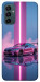 Чехол Pink neon car для Galaxy M14 5G