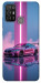 Чехол Pink neon car для ZTE Blade A52
