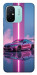 Чехол Pink neon car для Xiaomi Redmi 12C