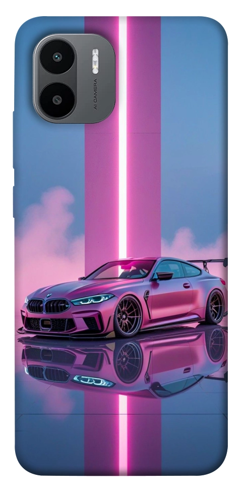 Чохол Pink neon car для Xiaomi Poco C50