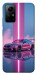 Чехол Pink neon car для Xiaomi Redmi Note 12S