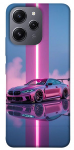 Чехол Pink neon car для Xiaomi Redmi 12