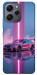 Чехол Pink neon car для Xiaomi Redmi 12