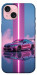 Чехол Pink neon car для iPhone 15