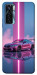 Чохол Pink neon car для TECNO Camon 17 Pro