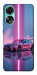 Чохол Pink neon car для Oppo A78 4G