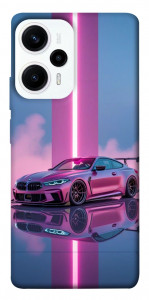 Чехол Pink neon car для Xiaomi Poco F5