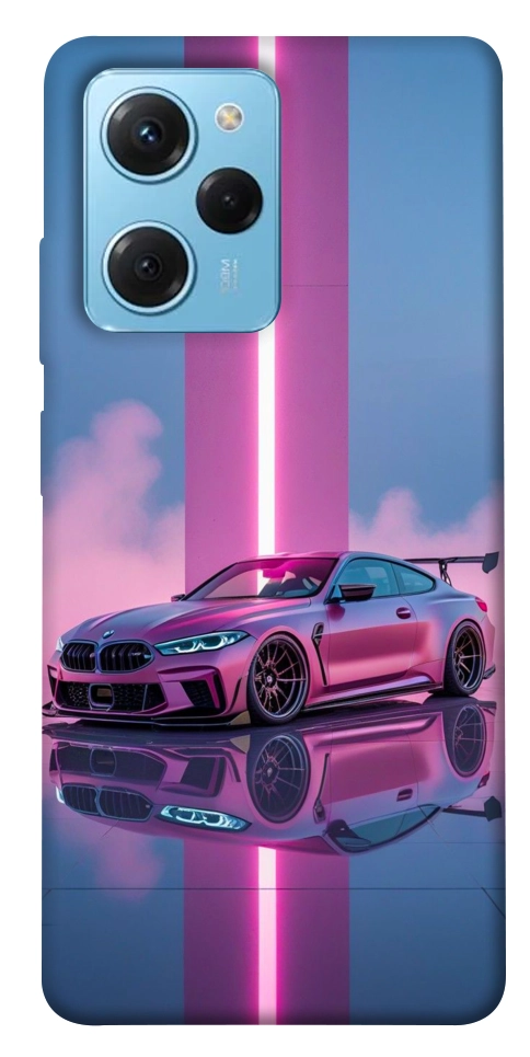 Чохол Pink neon car для Xiaomi Poco X5 Pro 5G