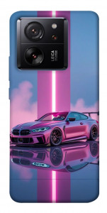 Чохол Pink neon car для Xiaomi 13T