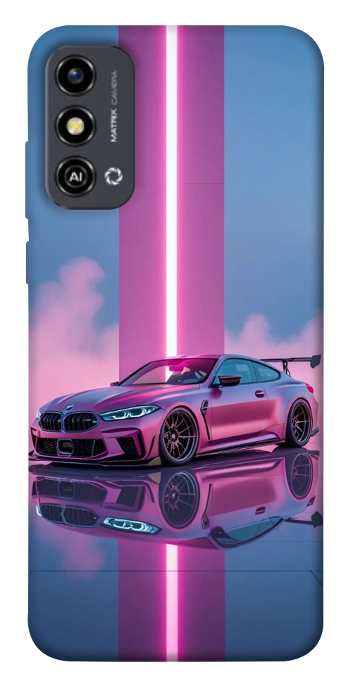 Чохол Pink neon car для ZTE Blade A53