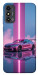 Чохол Pink neon car для ZTE Blade A53
