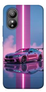 Чехол Pink neon car для ZTE Blade L220