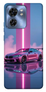 Чохол Pink neon car для Motorola Edge 40