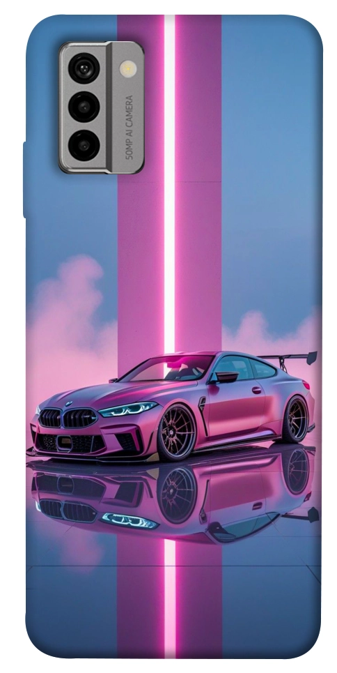 Чехол Pink neon car для Nokia G22