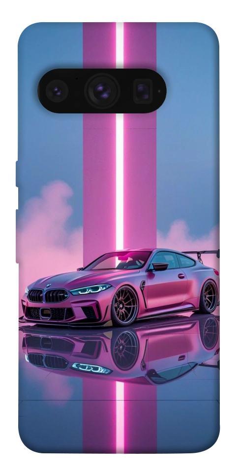 Чохол Pink neon car для Google Pixel 8 Pro